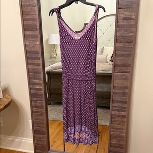 Matilda Jane Purple Patterned Midi Dress